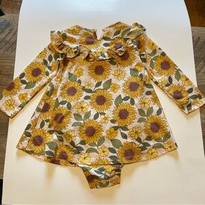 Sunflower Print Dress‎ SZ 18-24 months